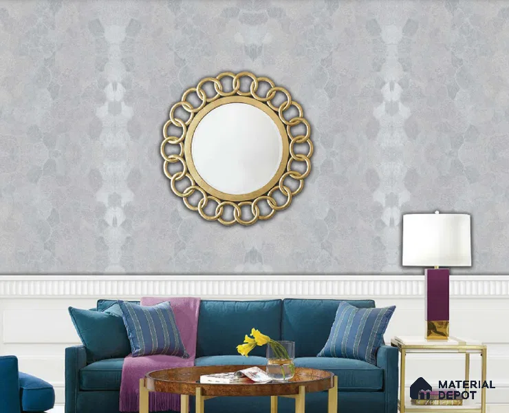 217038 | 10 Meter x 21 Inches Patterned Look Wallpaper - 57.37 Sq. Ft. | Minimum 15% wastage during installation
