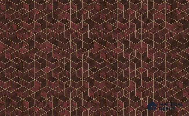 217044 | 10 Meter x 21 Inches Geometric Look Wallpaper - 57.37 Sq. Ft. | Minimum 15% wastage during installation