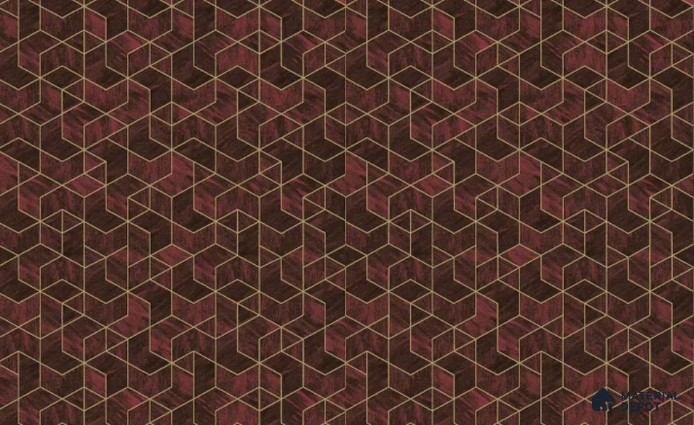217044 | 10 Meter x 21 Inches Geometric Look Wallpaper - 57.37 Sq. Ft. | Minimum 15% wastage during installation