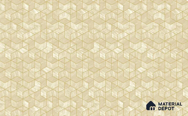 217045 | 10 Meter x 21 Inches Geometric Look Wallpaper - 57.37 Sq. Ft. | Minimum 15% wastage during installation