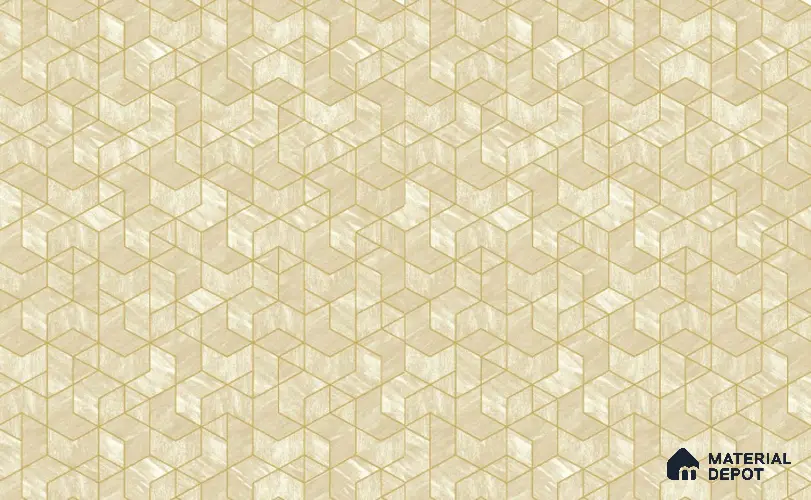 217045 | 10 Meter x 21 Inches Geometric Look Wallpaper - 57.37 Sq. Ft. | Minimum 15% wastage during installation