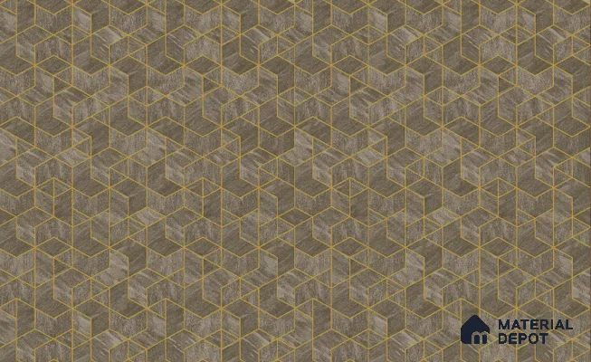 217046 | 10 Meter x 21 Inches Geometric Look Wallpaper - 57.37 Sq. Ft. | Minimum 15% wastage during installation