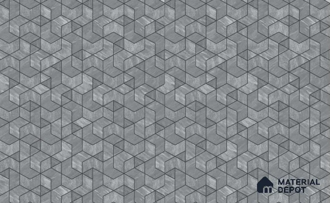 217048 | 10 Meter x 21 Inches Geometric Look Wallpaper - 57.37 Sq. Ft. | Minimum 15% wastage during installation