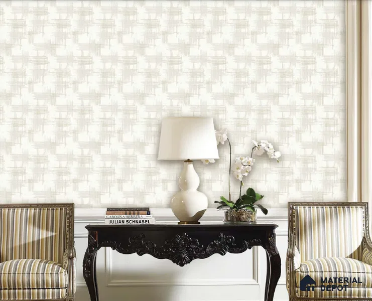 217049 | 10 Meter x 21 Inches Patterned Look Wallpaper - 57.37 Sq. Ft. | Minimum 15% wastage during installation