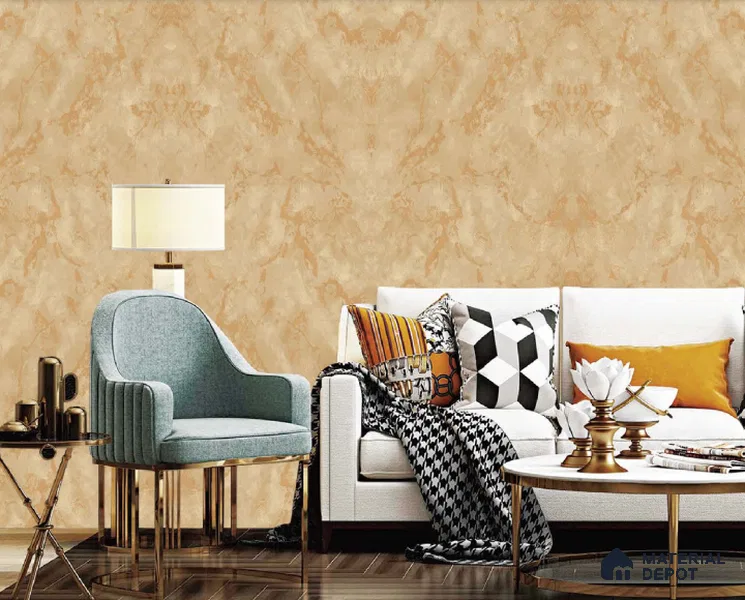 217061 | 10 Meter x 21 Inches Marble Look Wallpaper - 57.37 Sq. Ft. | Minimum 10% wastage during installation