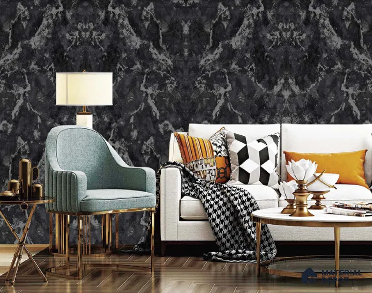 217065 | 10 Meter x 21 Inches Marble Look Wallpaper - 57.37 Sq. Ft. | Minimum 10% wastage during installation