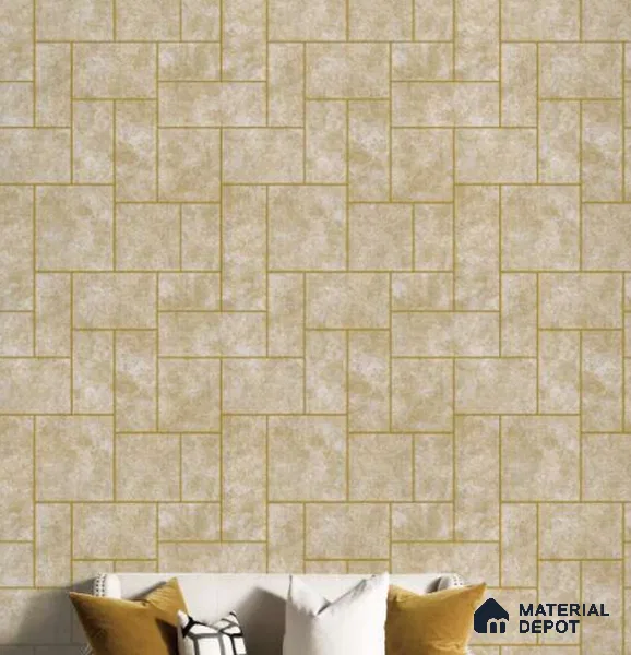 220-4 | 10 Meter x 21 Inches Geometric Look Wallpaper - 57.05 Sq. Ft. | Minimum 15% wastage during installation