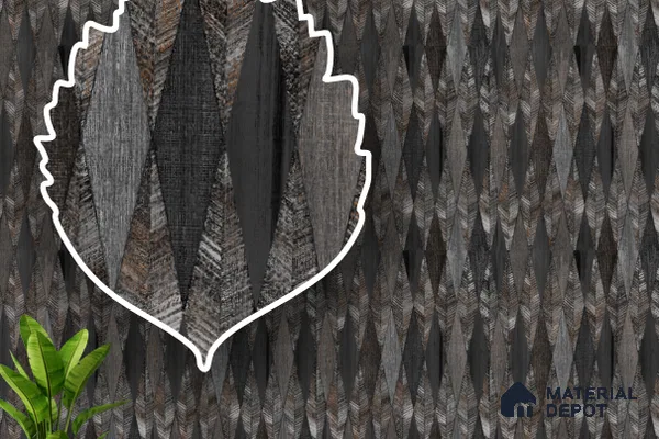 220301 | 10 Meter x 21 Inches Patterned Look Wallpaper - 57.41 Sq. Ft. | Minimum 15% wastage during installation