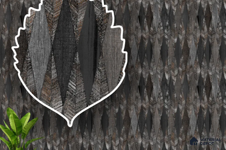 220301 | 10 Meter x 21 Inches Patterned Look Wallpaper - 57.41 Sq. Ft. | Minimum 15% wastage during installation