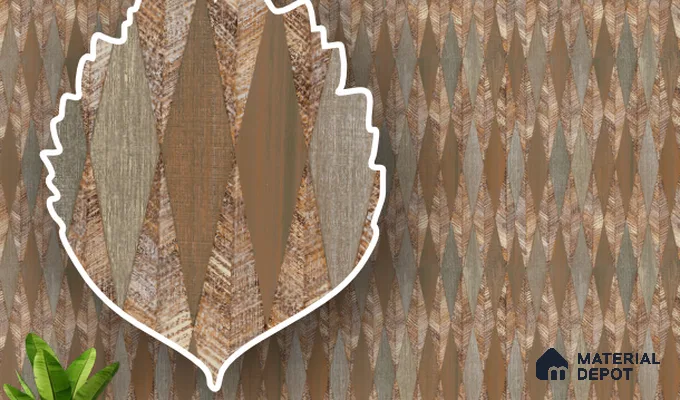 220322 | 10 Meter x 21 Inches Patterned Look Wallpaper - 57.41 Sq. Ft. | Minimum 15% wastage during installation