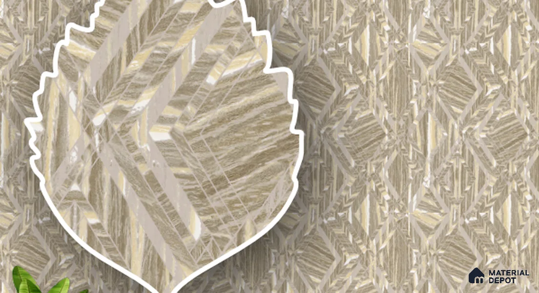 220314 | 10 Meter x 21 Inches Abstract Look Wallpaper - 57.41 Sq. Ft. | Minimum 15% wastage during installation