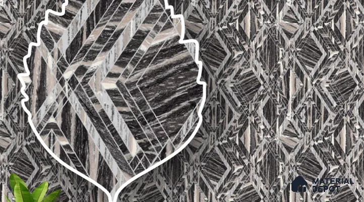 220318 | 10 Meter x 21 Inches Abstract Look Wallpaper - 57.41 Sq. Ft. | Minimum 15% wastage during installation