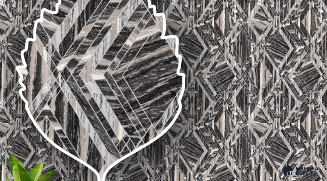 220318 | 10 Meter x 21 Inches Abstract Look Wallpaper - 57.41 Sq. Ft. | Minimum 15% wastage during installation