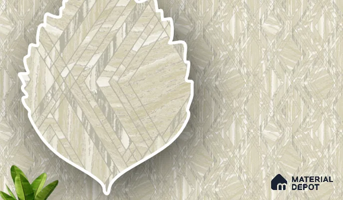 220319 | 10 Meter x 21 Inches Abstract Look Wallpaper - 57.41 Sq. Ft. | Minimum 15% wastage during installation