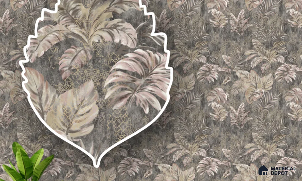 220331 | 10 Meter x 21 Inches Florals Look Wallpaper - 57.41 Sq. Ft. | Minimum 15% wastage during installation