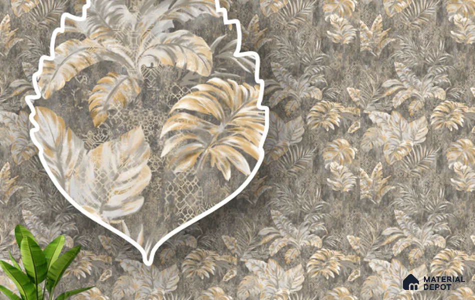 220337 | 10 Meter x 21 Inches Florals Look Wallpaper - 57.41 Sq. Ft. | Minimum 15% wastage during installation