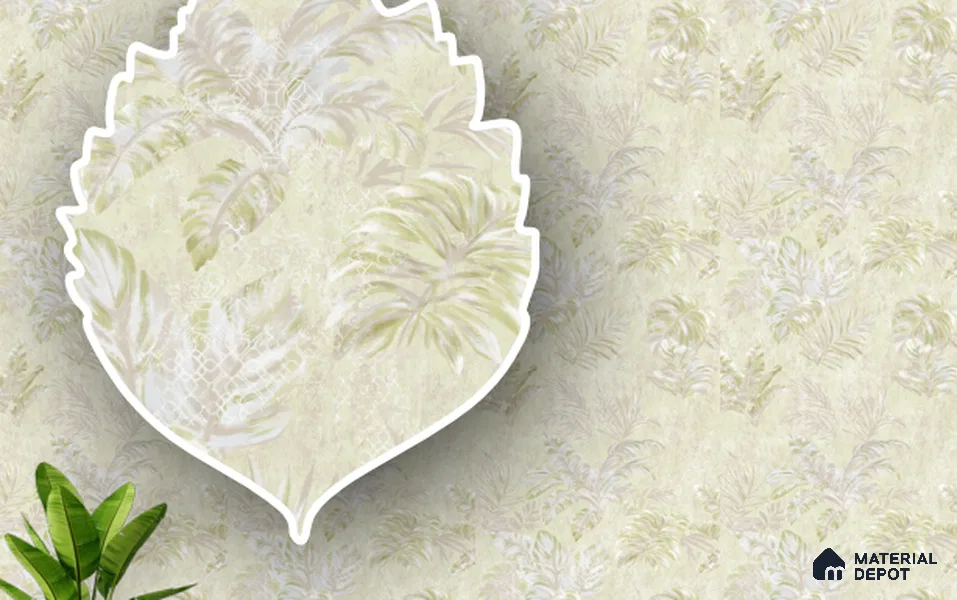 220346 | 10 Meter x 21 Inches Florals Look Wallpaper - 57.41 Sq. Ft. | Minimum 15% wastage during installation