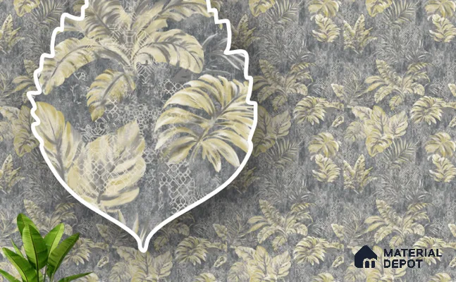 220353 | 10 Meter x 21 Inches Florals Look Wallpaper - 57.41 Sq. Ft. | Minimum 15% wastage during installation