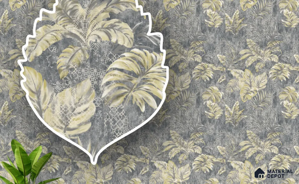 220353 | 10 Meter x 21 Inches Florals Look Wallpaper - 57.41 Sq. Ft. | Minimum 15% wastage during installation