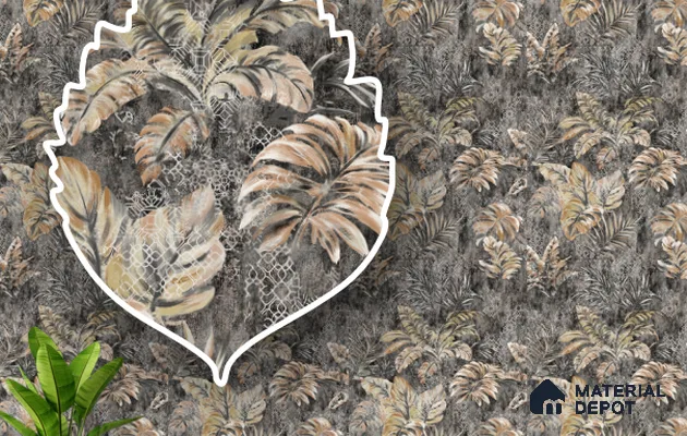 220357 | 10 Meter x 21 Inches Patterned Look Wallpaper - 57.41 Sq. Ft. | Minimum 15% wastage during installation