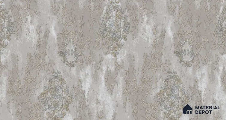 221-3 | 10 Meter x 21 Inches Damask Look Wallpaper - 57.05 Sq. Ft. | Minimum 15% wastage during installation