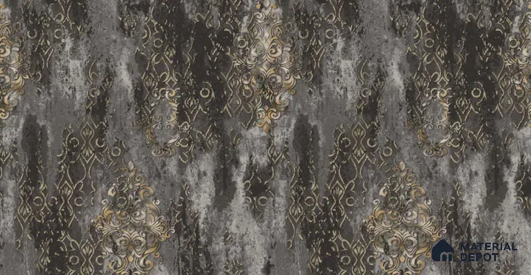 221-4 | 10 Meter x 21 Inches Damask Look Wallpaper - 57.05 Sq. Ft. | Minimum 15% wastage during installation