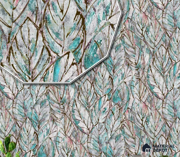 23707 | 10 Meter x 21 Inches Florals Look Wallpaper - 57.05 Sq. Ft. | Minimum 15% wastage during installation