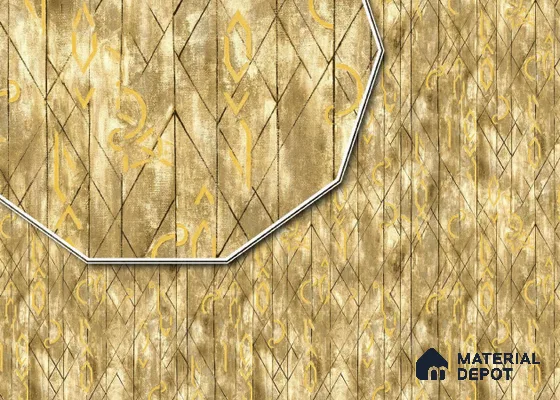 23739 | 10 Meter x 21 Inches Geometric Look Wallpaper - 57.05 Sq. Ft. | Minimum 15% wastage during installation