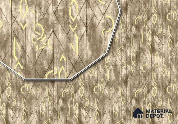 23741 | 10 Meter x 21 Inches Geometric Look Wallpaper - 57.05 Sq. Ft. | Minimum 15% wastage during installation