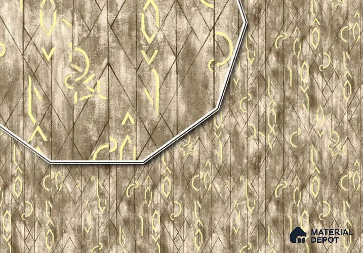 23741 | 10 Meter x 21 Inches Geometric Look Wallpaper - 57.05 Sq. Ft. | Minimum 15% wastage during installation