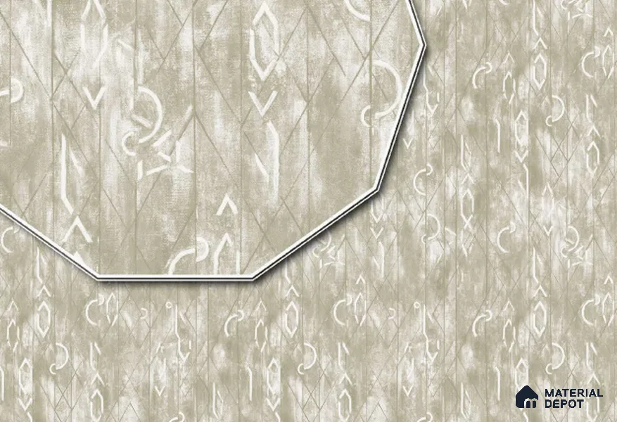 23743 | 10 Meter x 21 Inches Geometric Look Wallpaper - 57.05 Sq. Ft. | Minimum 15% wastage during installation