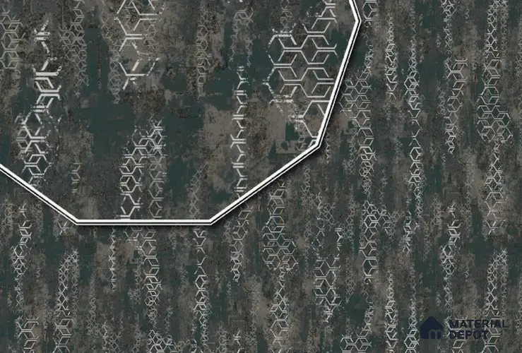 23745 | 10 Meter x 21 Inches Patterned Look Wallpaper - 57.05 Sq. Ft. | Minimum 15% wastage during installation