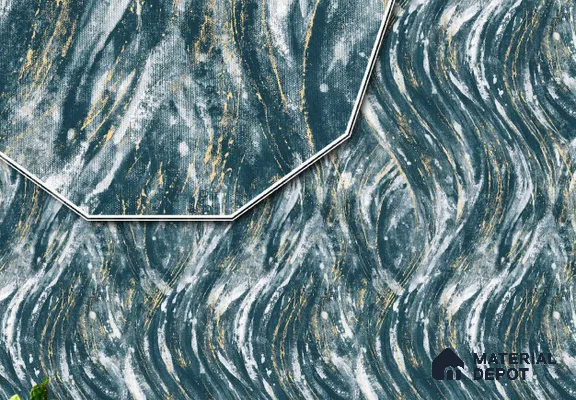 23756 | 10 Meter x 21 Inches Marble Look Wallpaper - 57.05 Sq. Ft. | Minimum 10% wastage during installation