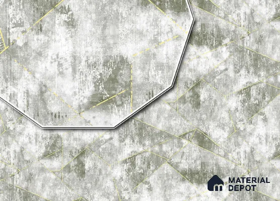 23760 | 10 Meter x 21 Inches Geometric Look Wallpaper - 57.05 Sq. Ft. | Minimum 15% wastage during installation