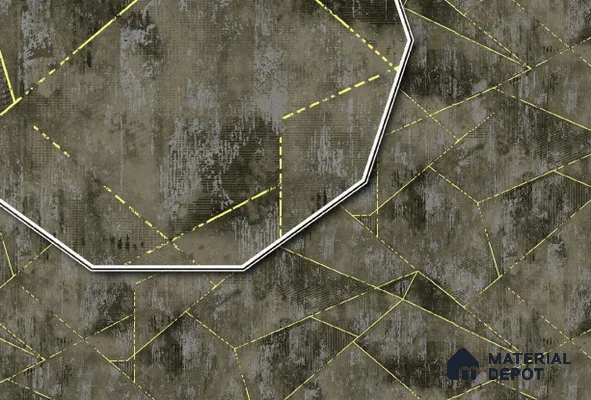 23761 | 10 Meter x 21 Inches Geometric Look Wallpaper - 57.05 Sq. Ft. | Minimum 15% wastage during installation