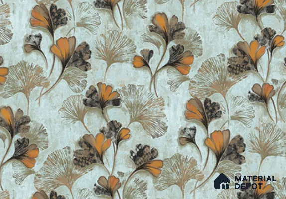 23812 | 10 Meter x 21 Inches Florals Look Wallpaper - 57.41 Sq. Ft. | Minimum 15% wastage during installation