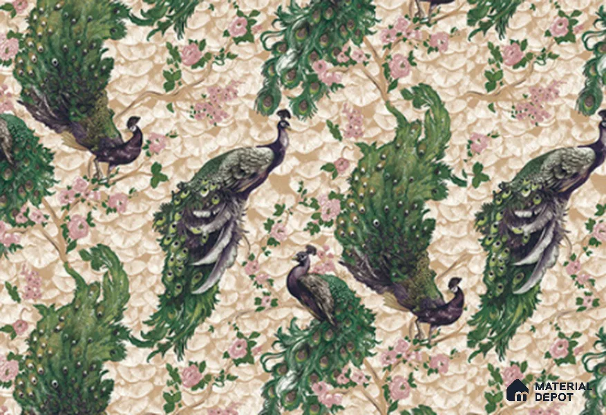 23816 | 10 Meter x 21 Inches Animal Print Look Wallpaper - 57.41 Sq. Ft. | Minimum 15% wastage during installation