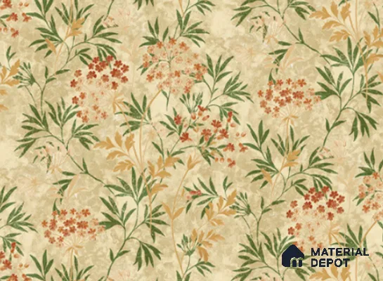 23823 | 10 Meter x 21 Inches Florals Look Wallpaper - 57.41 Sq. Ft. | Minimum 15% wastage during installation