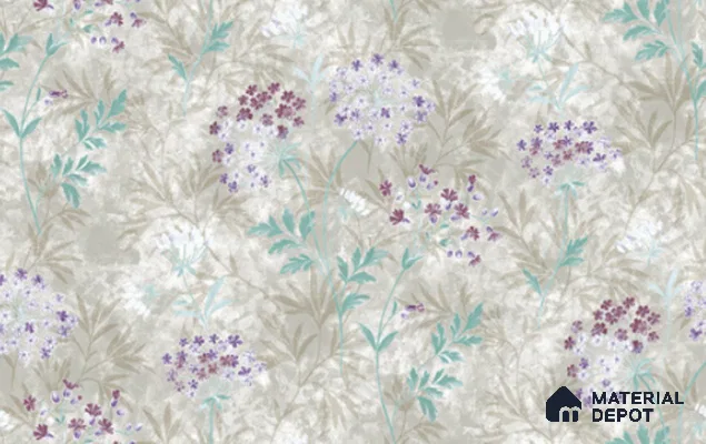 23826 | 10 Meter x 21 Inches Florals Look Wallpaper - 57.41 Sq. Ft. | Minimum 15% wastage during installation