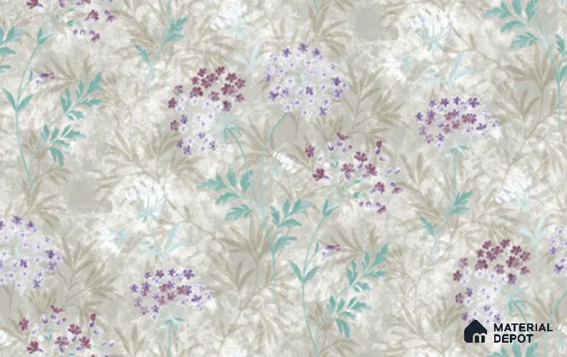 23826 | 10 Meter x 21 Inches Florals Look Wallpaper - 57.41 Sq. Ft. | Minimum 15% wastage during installation
