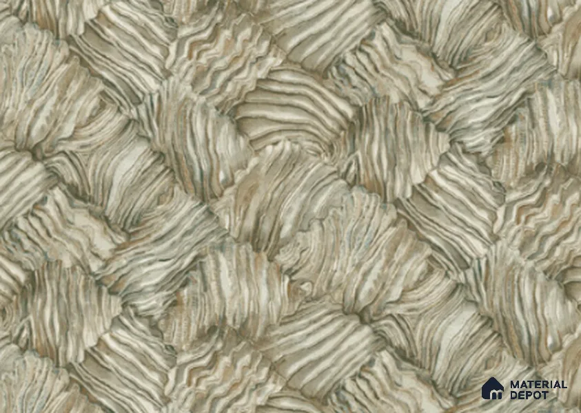 23835 | 10 Meter x 21 Inches Patterned Look Wallpaper - 57.41 Sq. Ft. | Minimum 15% wastage during installation