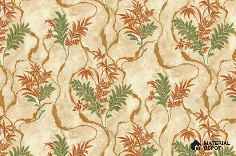 23847 | 10 Meter x 21 Inches Florals Look Wallpaper - 57.41 Sq. Ft. | Minimum 15% wastage during installation