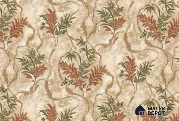 23848 | 10 Meter x 21 Inches Florals Look Wallpaper - 57.41 Sq. Ft. | Minimum 15% wastage during installation