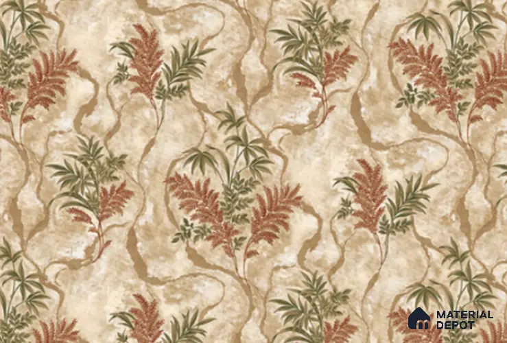 23848 | 10 Meter x 21 Inches Florals Look Wallpaper - 57.41 Sq. Ft. | Minimum 15% wastage during installation