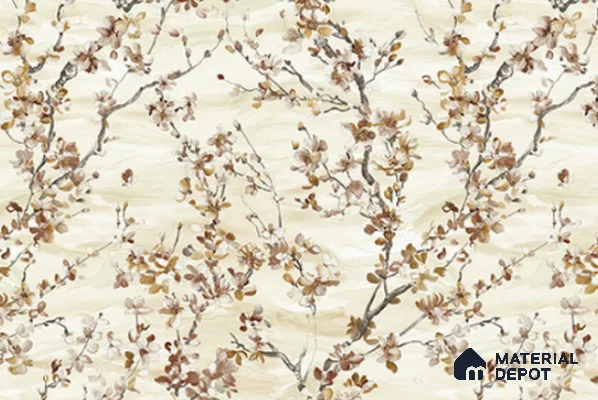23851 | 10 Meter x 21 Inches Florals Look Wallpaper - 57.41 Sq. Ft. | Minimum 15% wastage during installation