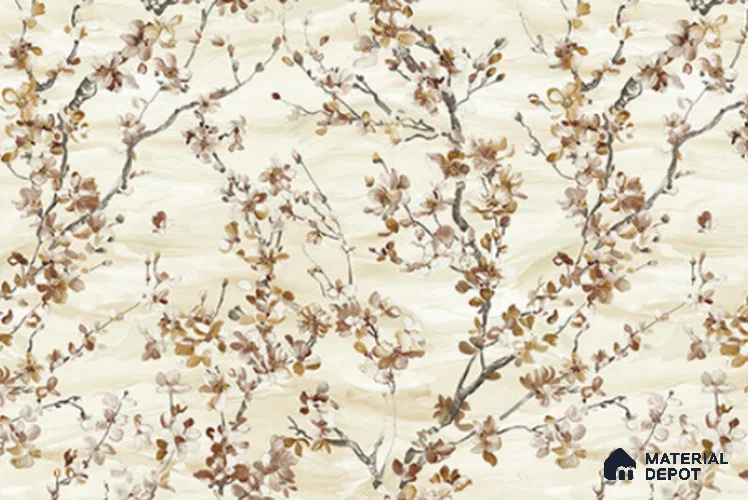 23851 | 10 Meter x 21 Inches Florals Look Wallpaper - 57.41 Sq. Ft. | Minimum 15% wastage during installation