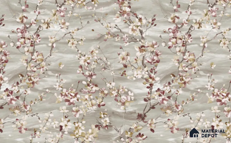 23855 | 10 Meter x 21 Inches Florals Look Wallpaper - 57.41 Sq. Ft. | Minimum 15% wastage during installation