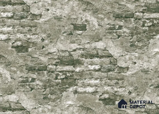 23872 | 10 Meter x 21 Inches Brick Look Wallpaper - 57.41 Sq. Ft. | Minimum 15% wastage during installation