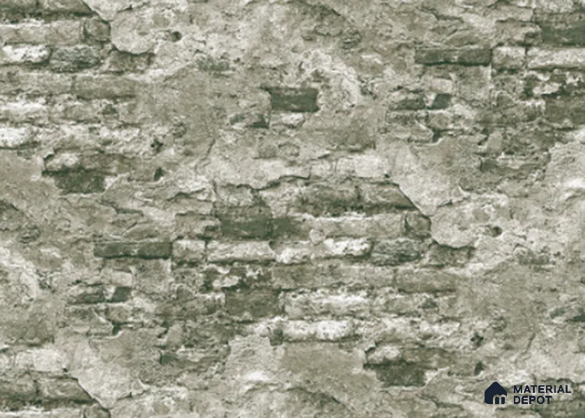 23872 | 10 Meter x 21 Inches Brick Look Wallpaper - 57.41 Sq. Ft. | Minimum 15% wastage during installation