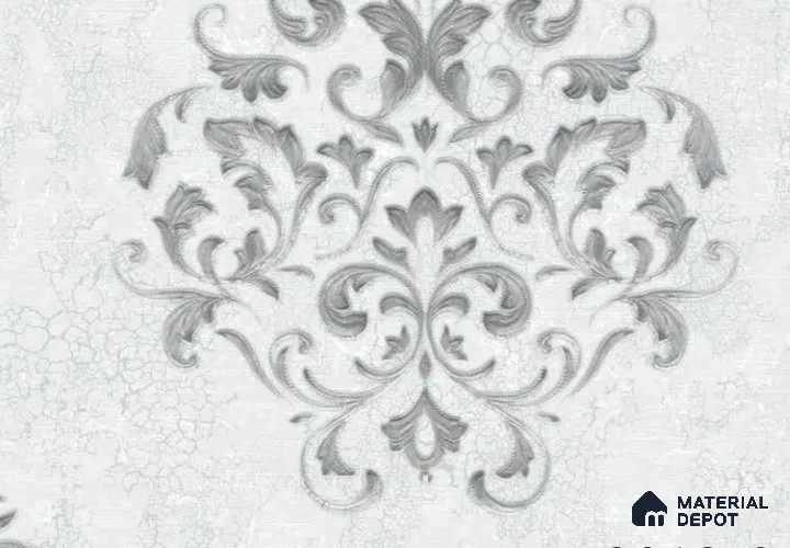 3013-06 | 5 Meter x 42 Inches Damask Look Wallpaper - 57.41 Sq. Ft. | Minimum 15% wastage during installation
